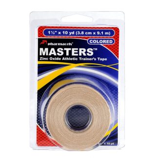Цветной тейп спортивный MASTERS Tape Colored Pharmacels® 1 рулон бежевый в индивидуальной упаковке